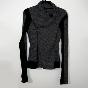 Lululemon | Bhakti Yoga Jacket Sweater Coco Pique Black / Black